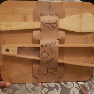 Core Home Bamboo Serving Set -  3 pc